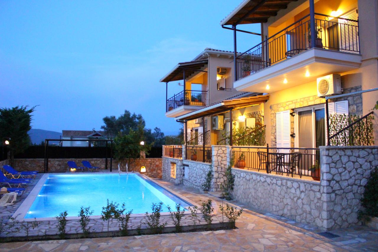 Alkionis Pool View Apartments Lefkáda المظهر الخارجي الصورة